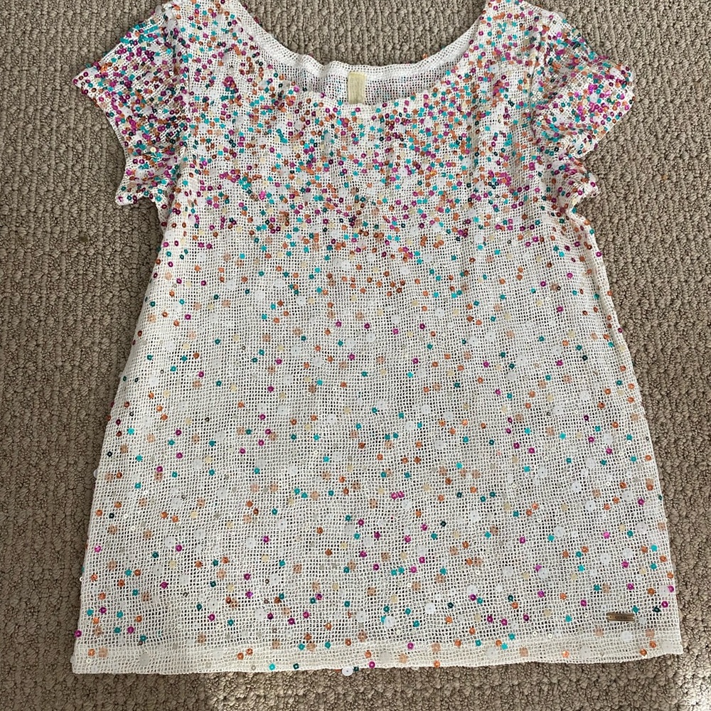 GUESS Los Angeles sequined blouse